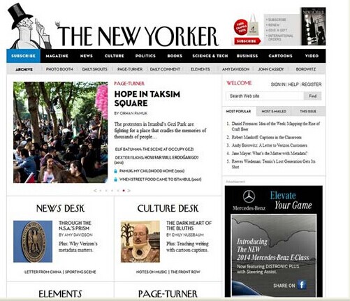 网页设计趋势之杂志化 网页设计趋势之杂志化