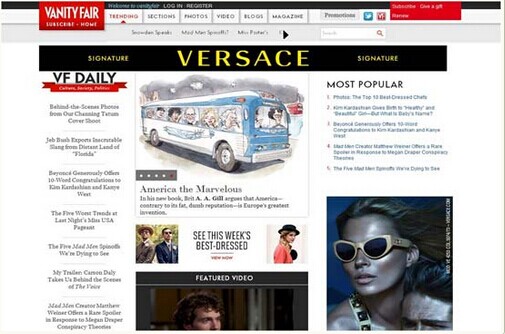 网页设计趋势之杂志化 网页设计趋势之杂志化